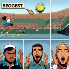самая большая подача в теннисе