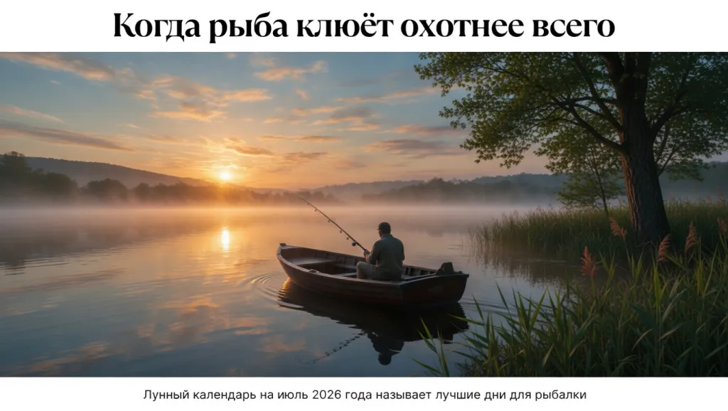 Когда рыба клюёт охотнее всего