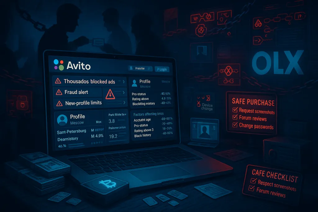 Как безопасно купить или арендовать аккаунт Авито и OLX для успешных продаж и развлечений